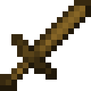 Minecraft Wooden Sword item icon (latest, transparent PNG)