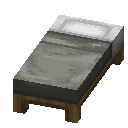 Minecraft Light Gray Bed item icon (latest, transparent PNG)