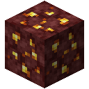 Minecraft Nether Gold Ore item icon (latest, transparent PNG)
