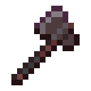 Minecraft Netherite Axe item icon (latest, transparent PNG)