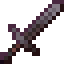 Minecraft Netherite Sword item icon (latest, transparent PNG)