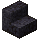 Minecraft Polished Blackstone Stairs item icon (latest, transparent PNG)