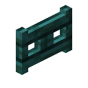 Minecraft Warped Fence Gate item icon (latest, transparent PNG)