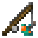 Minecraft Warped Fungus On A Stick item icon (latest, transparent PNG)