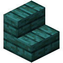 Minecraft Warped Stairs item icon (latest, transparent PNG)