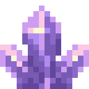 Minecraft Amethyst Cluster item icon (latest, transparent PNG)
