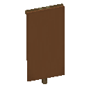 Minecraft Brown Banner item icon (latest, transparent PNG)