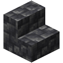 Minecraft Cobbled Deepslate Stairs item icon (latest, transparent PNG)