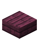 Minecraft Crimson Slab item icon (latest, transparent PNG)