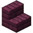Minecraft Crimson Stairs item icon (latest, transparent PNG)