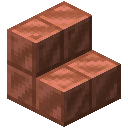 Minecraft Cut Copper Stairs item icon (latest, transparent PNG)
