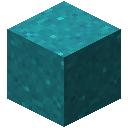 Minecraft Cyan Concrete Powder item icon (latest, transparent PNG)