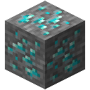 Minecraft Diamond Ore item icon (latest, transparent PNG)
