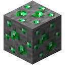 Minecraft Emerald Ore item icon (latest, transparent PNG)