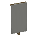 Minecraft Light Gray Banner item icon (latest, transparent PNG)