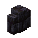 Minecraft Polished Blackstone Brick Wall item icon (latest, transparent PNG)