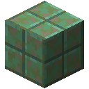 Minecraft Waxed Weathered Cut Copper item icon (latest, transparent PNG)
