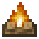 Minecraft Campfire item icon (latest, transparent PNG)