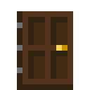 Minecraft Dark Oak Door item icon (latest, transparent PNG)