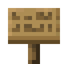 Minecraft Oak Sign item icon (latest, transparent PNG)