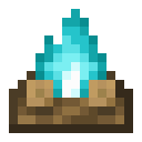Minecraft Soul Campfire item icon (latest, transparent PNG)
