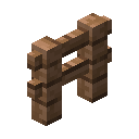 Minecraft Jungle Fence item icon (latest, transparent PNG)
