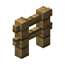 Minecraft Oak Fence item icon (latest, transparent PNG)