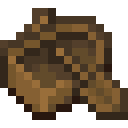 Minecraft Spruce Boat item icon (latest, transparent PNG)