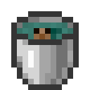 Minecraft Tadpole Bucket item icon (latest, transparent PNG)