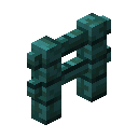 Minecraft Warped Fence item icon (latest, transparent PNG)