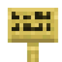 Minecraft Bamboo Sign item icon (latest, transparent PNG)