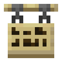 Minecraft Birch Hanging Sign item icon (latest, transparent PNG)