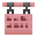 Minecraft Cherry Hanging Sign item icon (latest, transparent PNG)