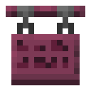Minecraft Crimson Hanging Sign item icon (latest, transparent PNG)
