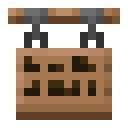 Minecraft Jungle Hanging Sign item icon (latest, transparent PNG)