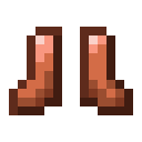 Minecraft Copper Boots item icon (latest, transparent PNG)