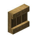 Minecraft Oak Shelf item icon (latest, transparent PNG)