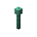 Minecraft Oxidized Lightning Rod item icon (latest, transparent PNG)