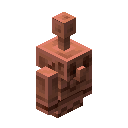 Minecraft Waxed Copper Golem Statue item icon (latest, transparent PNG)