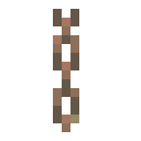 Minecraft Waxed Exposed Copper Chain item icon (latest, transparent PNG)