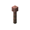 Minecraft Waxed Exposed Lightning Rod item icon (latest, transparent PNG)
