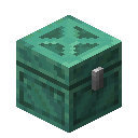 Minecraft Waxed Oxidized Copper Chest item icon (latest, transparent PNG)