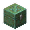 Minecraft Waxed Weathered Copper Chest item icon (latest, transparent PNG)