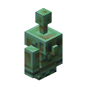 Minecraft Weathered Copper Golem Statue item icon (latest, transparent PNG)