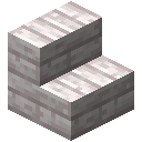 Minecraft Pale Oak Stairs item icon (latest, transparent PNG)