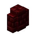 Minecraft Red Nether Brick Wall item icon (latest, transparent PNG)