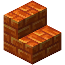 Minecraft Resin Brick Stairs item icon (latest, transparent PNG)