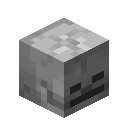Minecraft Skeleton Skull item icon (latest, transparent PNG)