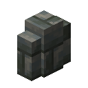 Minecraft Tuff Brick Wall item icon (latest, transparent PNG)