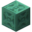 Minecraft Waxed Oxidized Chiseled Copper item icon (latest, transparent PNG)